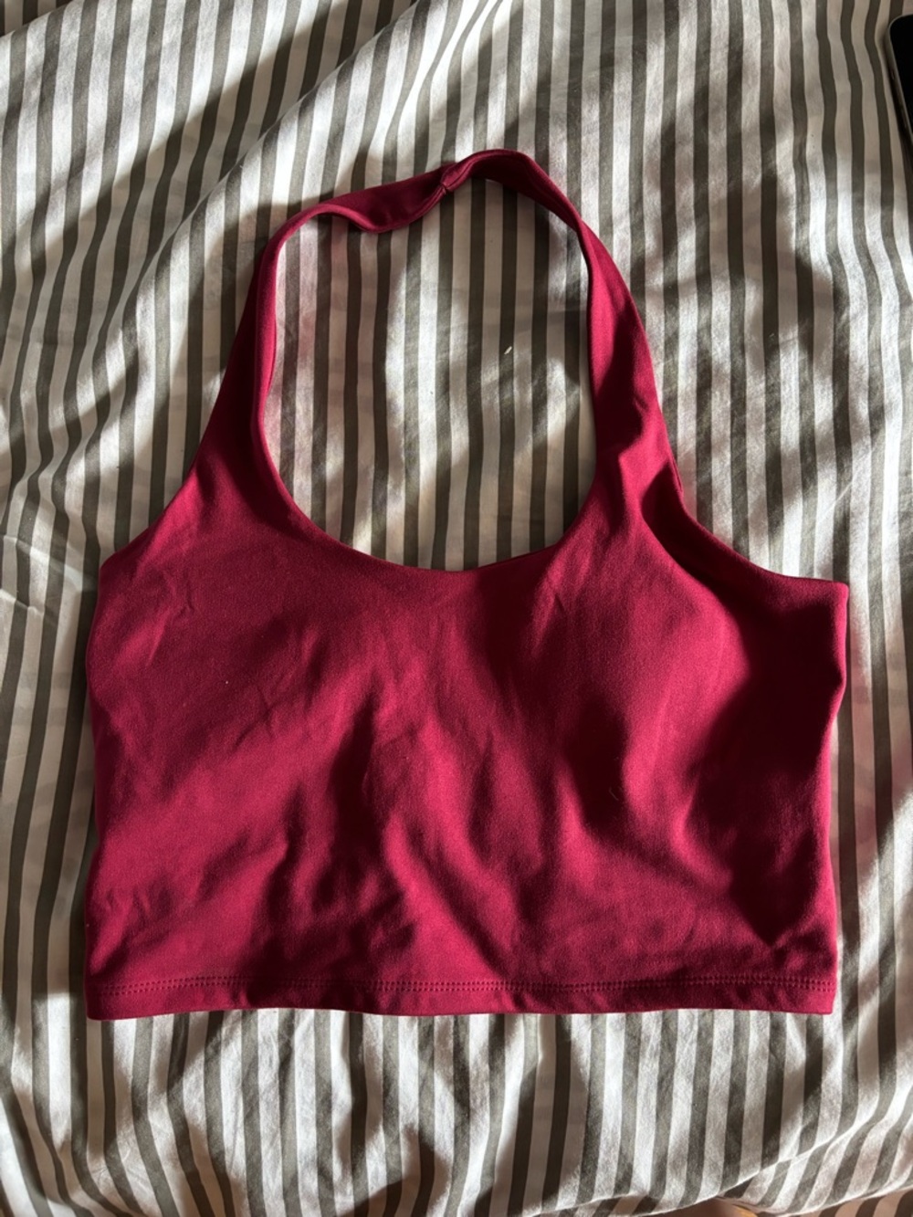 Women’s Scoop Neck Crop Bralette - Berry